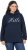 Ulla Popken HELLO Classic Fit Stand-Up Collar Sweatshirt Navy - Hoodies & Sweatshirts - Kuschelige Sweatshirts & Strick