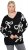 Ulla Popken Glitter Bow Sweater Black - Hoodies & Sweatshirts - 