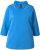 Ulla Popken Classic Fit with Side Slits 3/4 Sleeve Sweatshirt Royal Blue - Hoodies & Sweatshirts - Kuschelige Sweatshirts & Strick