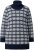 Ulla Popken Eco Cotton Geometric Snowflake Sweater Navy - Hoodies & Sweatshirts - Kuschelige Sweatshirts & Strick