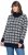 Ulla Popken Eco Cotton Geometric Snowflake Sweater Navy - Hoodies & Sweatshirts - Kuschelige Sweatshirts & Strick