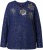 Ulla Popken Metallic Print Extra Soft Christmas Sweatshirt Ink Blue - Hoodies & Sweatshirts - Kuschelige Sweatshirts & Strick