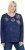 Ulla Popken Metallic Print Extra Soft Christmas Sweatshirt Ink Blue - Hoodies & Sweatshirts - Kuschelige Sweatshirts & Strick