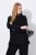 Ulla Popken Flared Sleeve Turtleneck Sweater Black - Hoodies & Sweatshirts - Kuschelige Sweatshirts & Strick