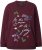 Ulla Popken Sparkling Sequin Bows Christmas Sweatshirt Plum - Hoodies & Sweatshirts - Kuschelige Sweatshirts & Strick