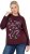 Ulla Popken Sparkling Sequin Bows Christmas Sweatshirt Plum - Hoodies & Sweatshirts - Kuschelige Sweatshirts & Strick