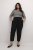 Kaffe Curve Merla Hose Tiefschwarz - Jeans & Hosen in Großen Größen – Plus Size Damenmode - 