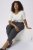 Kaffe Curve Merla Hose Dark Grey Melange - Jeans & Hosen in Großen Größen – Plus Size Damenmode - 