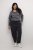 Kaffe Curve Merla Hose Schwarz Oyster - Jeans & Hosen in Großen Größen – Plus Size Damenmode - 