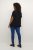 Kaffe Curve Ami Stanley Kurzarm Tiefschwarz - T-Shirts - 