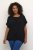 Kaffe Curve Ami Stanley Kurzarm Tiefschwarz - T-Shirts - 