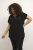 Kaffe Curve Ami Kurzarm Bluse Tiefschwarz - T-Shirts - 