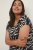 Kaffe Curve Sonna Stanley Top Schwarz/Antique Zebraprint - T-Shirts - 