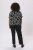 Kaffe Curve Sonna Stanley Top Schwarz/Antique Zebraprint - T-Shirts - 