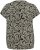 Kaffe Curve Sonna Stanley Top Tiefschwarz/Antikweiß Print - T-Shirts - 