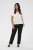 Kaffe Curve Jena V-Neck T-Shirt Chalk - T-Shirts - 