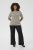 Kaffe Curve Lizzy Gestreifter Pullover Beige/Schwarz - Bedruckte T-shirts für herren - 