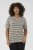 Kaffe Curve Lizzy Gestreifter Pullover Beige/Schwarz - Bedruckte T-shirts für herren - 