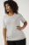 Kaffe Curve Lizzy Gestreifter Pullover Beige/Zartblau - Bedruckte T-shirts für herren - 