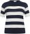 Kaffe Curve Lizzy Streifend Pullover Midnight/Chalk Streifen - T-Shirts - 