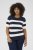 Kaffe Curve Lizzy Streifend Pullover Midnight/Chalk Streifen - T-Shirts - 