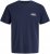 Jack & Jones Brandon T-Shirt Blue - Herren-T-shirts - Herren-T-Shirts in großen Größen