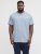 Jack & Jones Brandon T-Shirt Celestial Blue - Herren-T-shirts - Herren-T-Shirts in großen Größen
