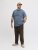 Jack & Jones Edenver T-Shirt Blue - Herren-T-shirts - Herren-T-Shirts in großen Größen