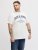 Jack & Jones Edenver T-Shirt White - Herren-T-shirts - Herren-T-Shirts in großen Größen