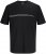 Jack & Jones Cofusion T-Shirt Black - Herren-T-shirts - Herren-T-Shirts in großen Größen