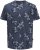 Jack & Jones Montauk T-Shirt Blue - Herren-T-shirts - Herren-T-Shirts in großen Größen