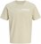 Jack & Jones Blaneo Short Sleeve T-shirt Beige - Herren-T-shirts - Herren-T-Shirts in großen Größen