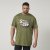 North Latitude 61119 Bedrucktes T-Shirt Olivgrün - Herren-T-shirts - Herren-T-Shirts in großen Größen