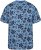 North Latitude 61123 Allover-Print T-Shirt Mittelblau - Herren-T-shirts - Herren-T-Shirts in großen Größen