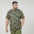 North Latitude 61123 Allover-Print T-Shirt Olivgrün - Herren-T-shirts - Herren-T-Shirts in großen Größen