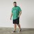 North Latitude 61135 Bedrucktes T-Shirt Grün - Herren-T-shirts - Herren-T-Shirts in großen Größen