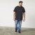 North Latitude 61165 T-Shirt Mit Rückenprint Schwarz - Herren-T-shirts - Herren-T-Shirts in großen Größen