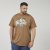 North Latitude 61315 Bedrucktes T-Shirt Camel - Herren-T-shirts - Herren-T-Shirts in großen Größen