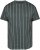 North Latitude 61319 Gestreiftes T-Shirt Dunkel Staubgrün - Herren-T-shirts - Herren-T-Shirts in großen Größen