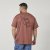 North Latitude 61320 T-Shirt Mit Rückenprint Cognacbraun - Herren-T-shirts - Herren-T-Shirts in großen Größen