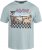 North Latitude 61352 AC/DC T-Shirt Staubblau - Herren-T-shirts - Herren-T-Shirts in großen Größen