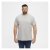 North Latitude T-Shirt O-Neck Grey Melange - Herren-T-shirts - Herren-T-Shirts in großen Größen