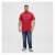 North Latitude Logo T-Shirt Red - Herren-T-shirts - Herren-T-Shirts in großen Größen