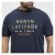 North Latitude Logo T-Shirt Navy - Herren-T-shirts - Herren-T-Shirts in großen Größen