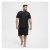 North Latitude Pyjama T-Shirt V-Neck Short Sleeve Black - Pyjama/Loungewear - Schlafanzüge/Pyjama für Herren in Übergröße