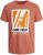 Jack & Jones Spring Logo T-Shirt Pink - Herren-T-shirts - Herren-T-Shirts in großen Größen