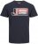 Jack & Jones Logan T-Shirt Navy - Herren-T-shirts - Herren-T-Shirts in großen Größen
