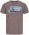 Jack & Jones Logan T-Shirt Brown - Herren-T-shirts - Herren-T-Shirts in großen Größen