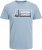 Jack & Jones Logan T-Shirt Turquoise - Herren-T-shirts - Herren-T-Shirts in großen Größen