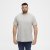 North Latitude T-Shirt O-Neck Grey Melange TALL - TALL T-shirts - T-Shirts Überlänge Herren